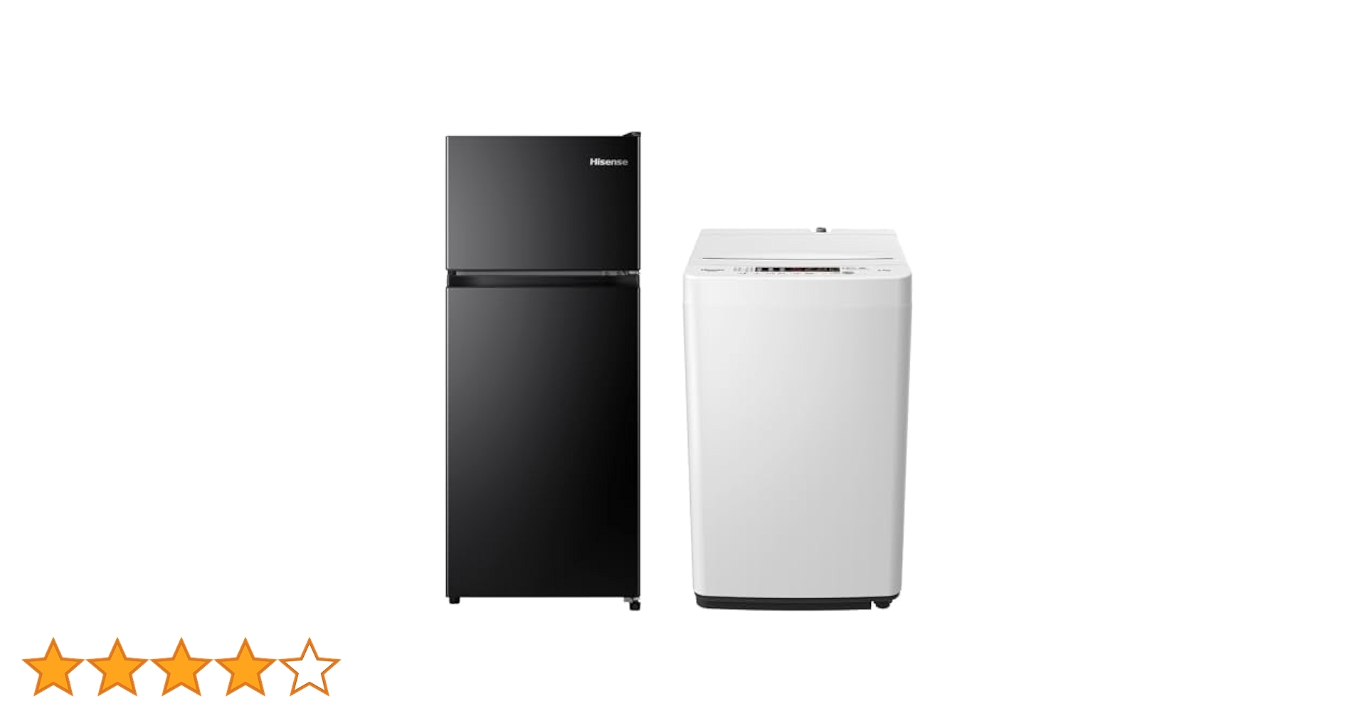 Amazon.co.jp: 【新生活家電セット】ハイセンス 冷蔵庫 124L 黒